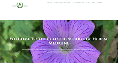 Desktop Screenshot of eclecticschoolofherbalmedicine.com